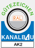Logo Gütezeichen Kanalbau AK2